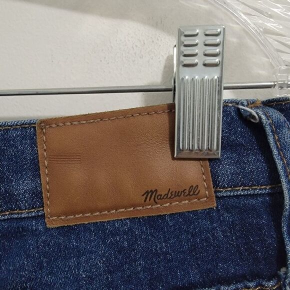 MADEWELL The High-Rise Slim Boyjean Medium Wash Size 29 - Picture 9 of 16